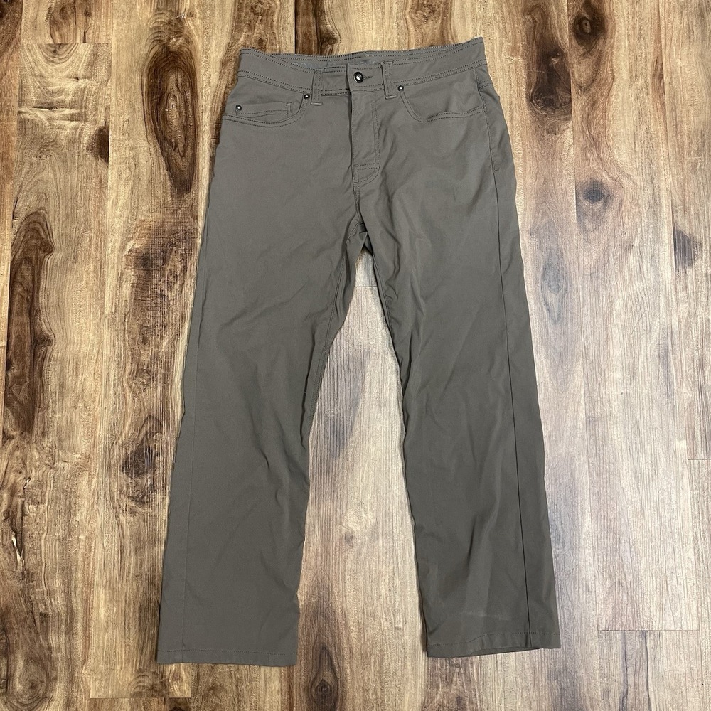 Prana Zion Slim Fit Pants Men's 30x32 (actual 31x26) Stretch Lightweight Chino